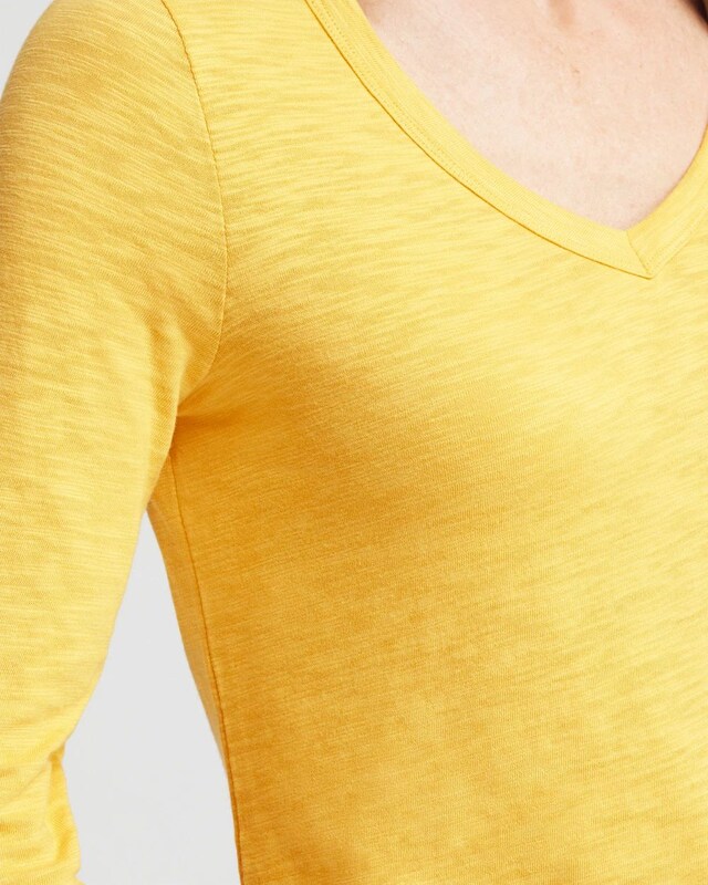 V-neck 3/4 Sleeve Tee - image 4